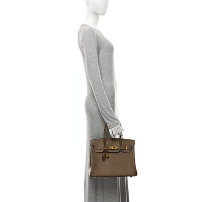 Hermes Epsom BIRKIN 30 Etoupe 2 of 11