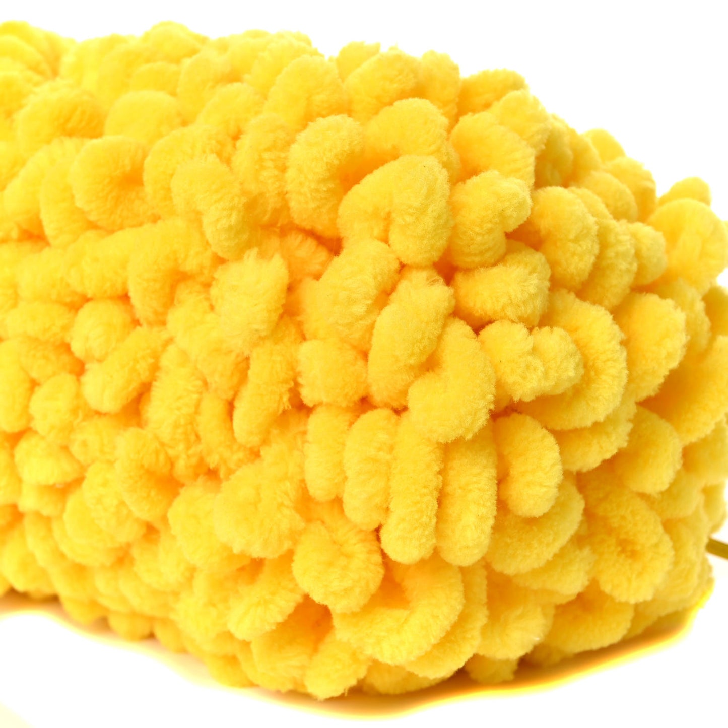 Chenille The Mini Pouch Lemon