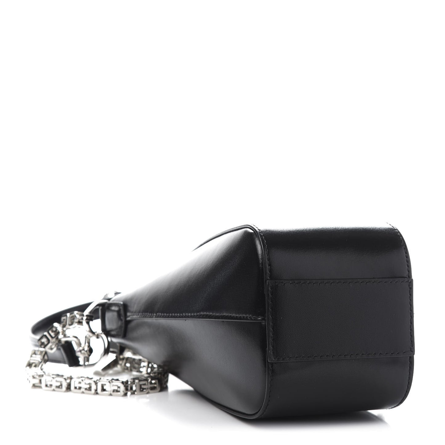 Calfskin Mini Vertical Antigona Black