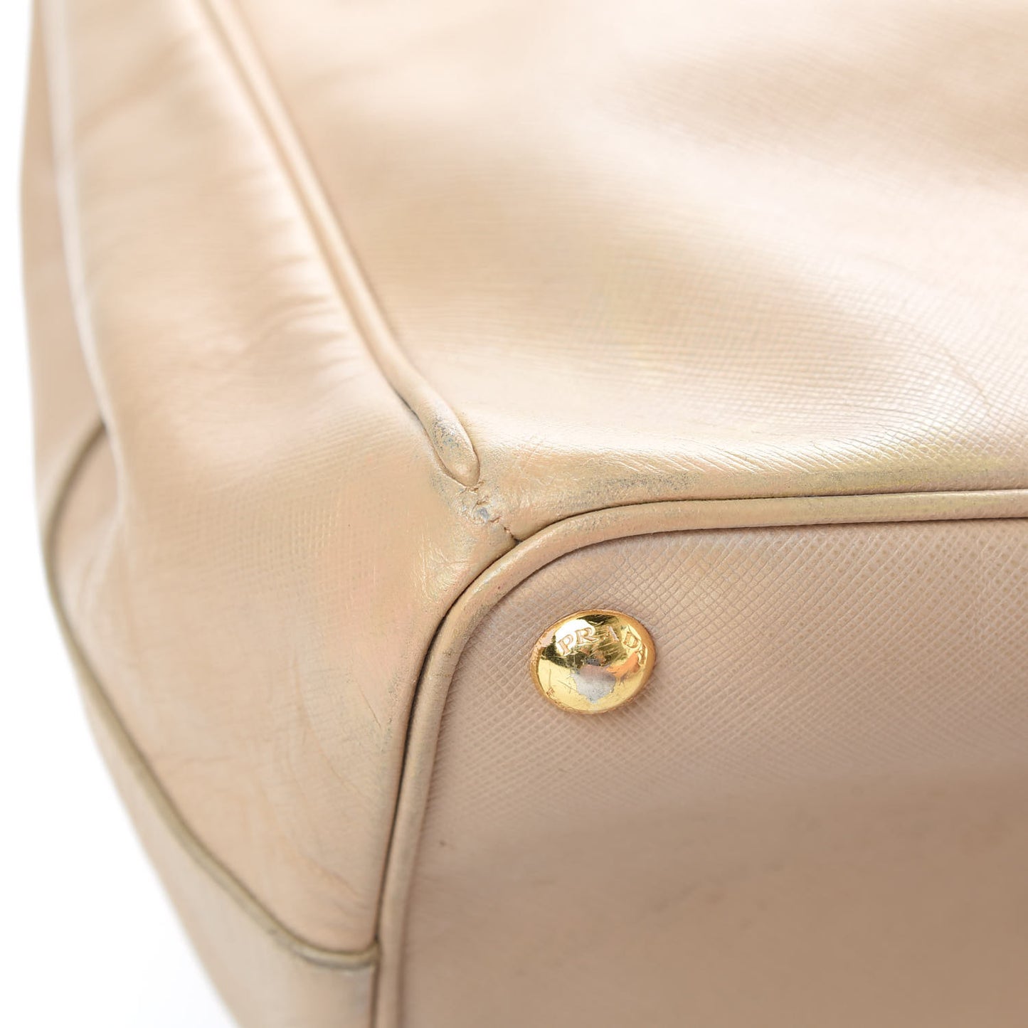 Saffiano Medium Galleria Double Zip Tote Cammeo