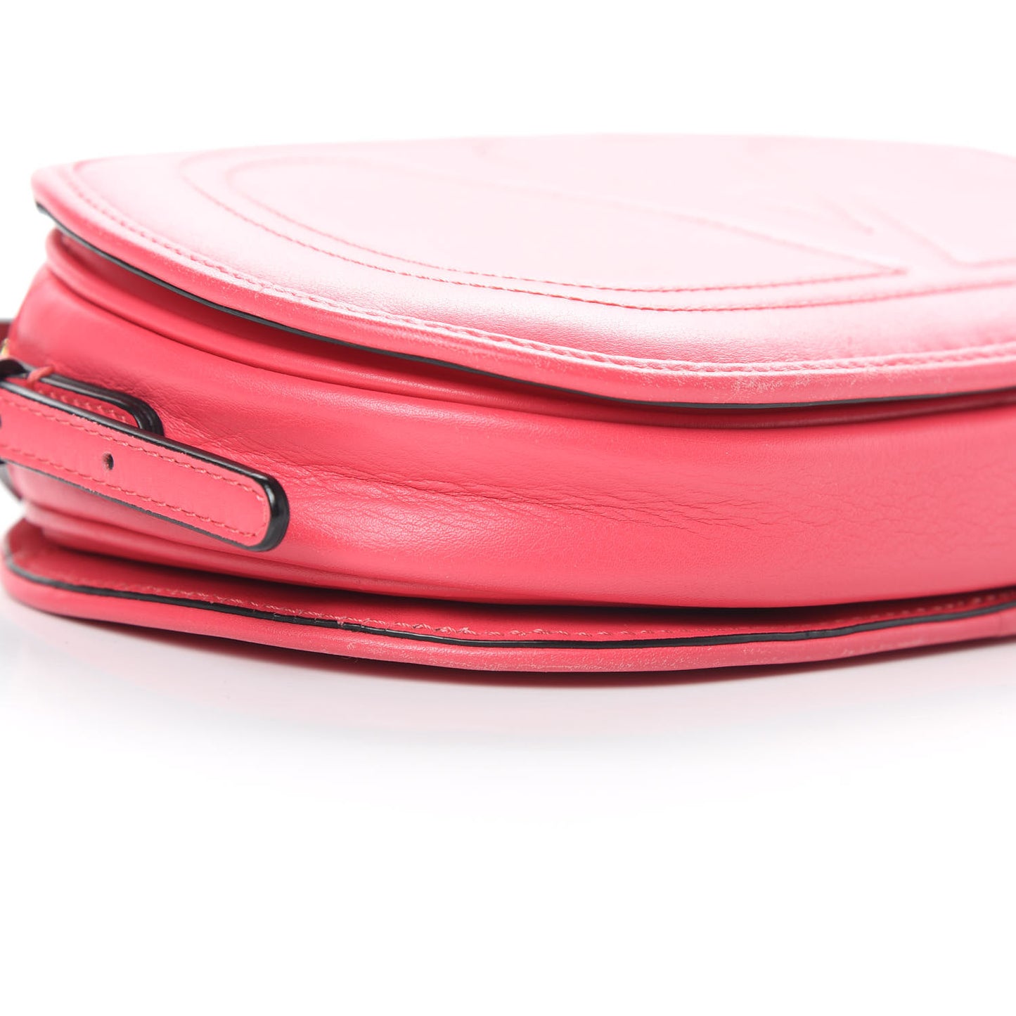 Vitello Small Logo Go Crossbody Bag Deep Rose