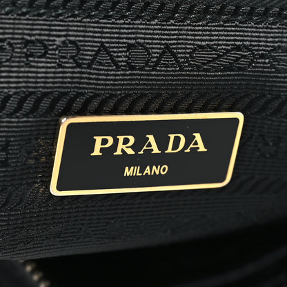 Prada Saffiano Tessuto Nylon Shopping Tote Black 6 of 8