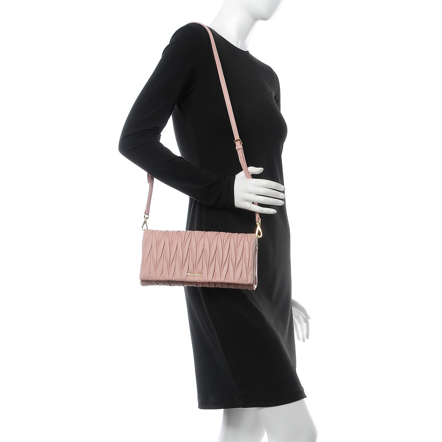 Nappa Matelasse Clutch Orchidea
