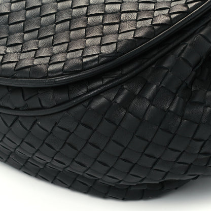 Bottega Veneta Nappa Intrecciato Message Bag Black 10 of 11