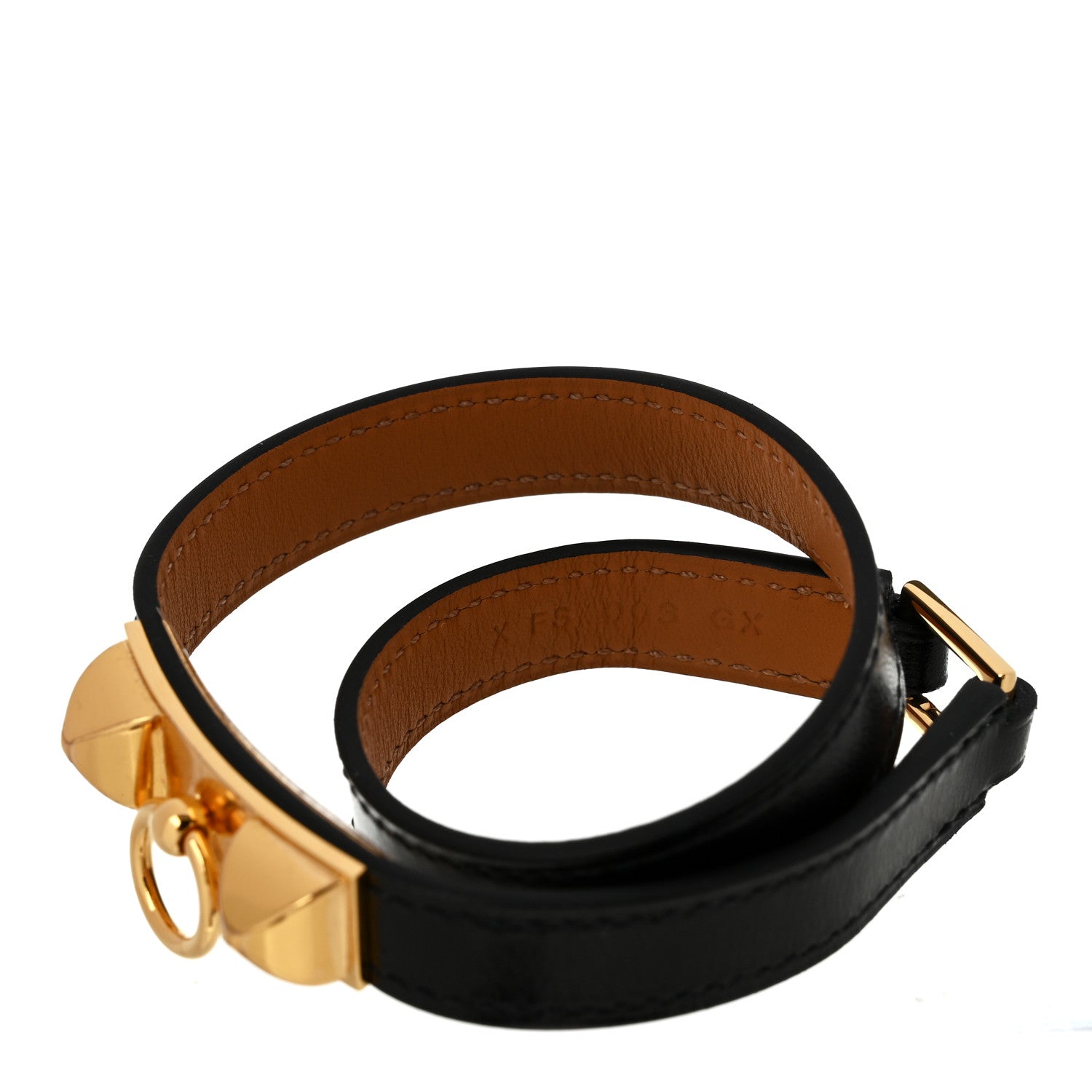 Hermes Swift Rivale Double Tour Bracelet S Black 5 of 7