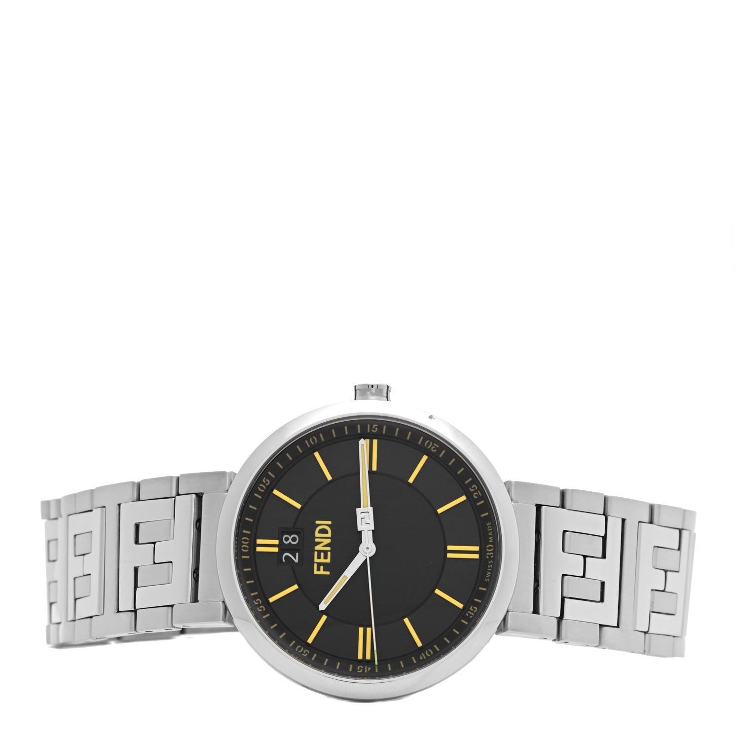 Fendi Stainless Steel 39mm Forever Fendi Quartz Watch Black 2 of 4