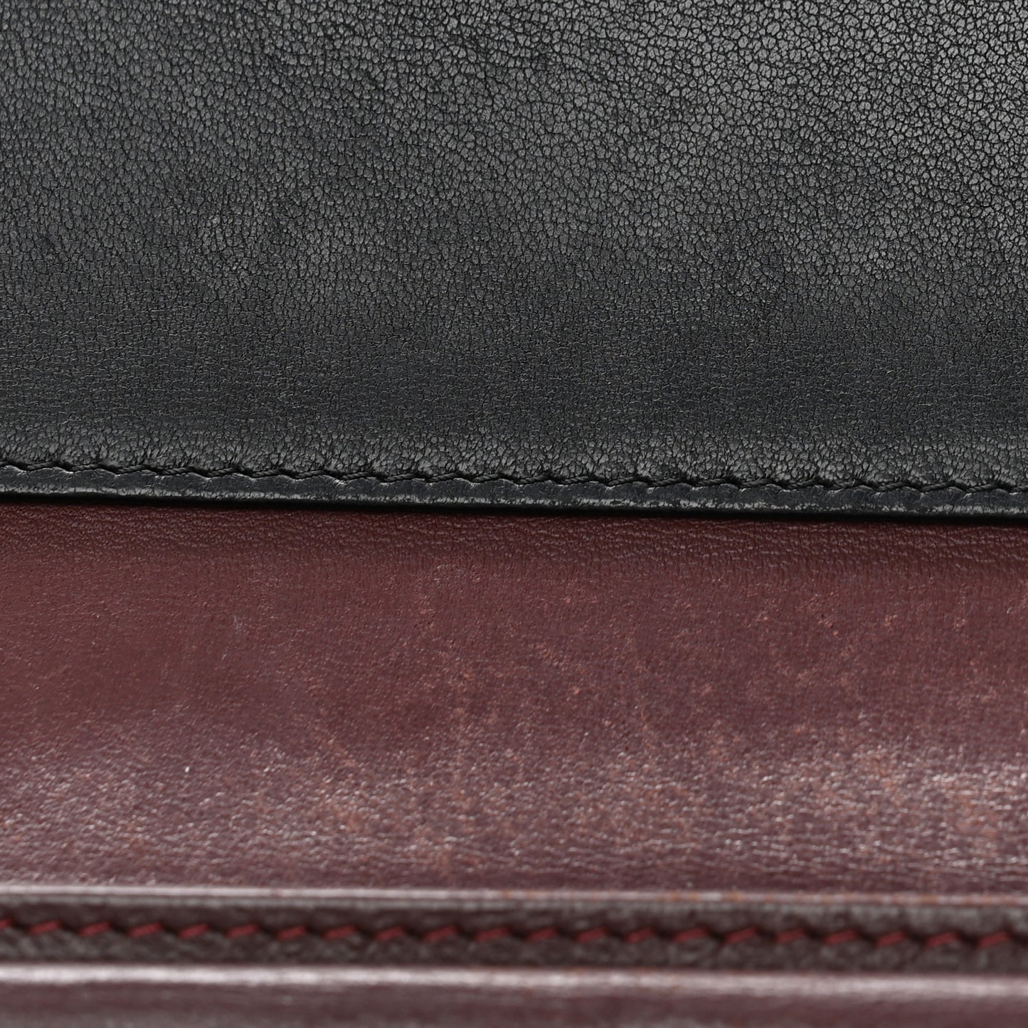 Lambskin Quilted Large Flap Wallet Black