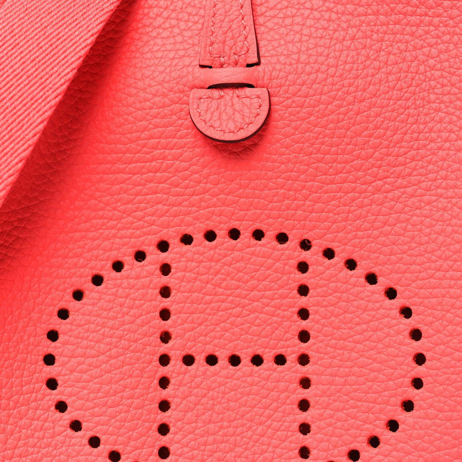 Hermes Taurillon Clemence Evelyne TPM Rouge Pivoine 8 of 10