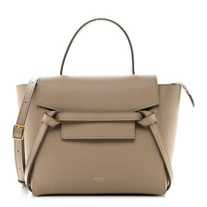 Celine Grained Calfskin Nano Belt Bag Light Taupe 1 of 10