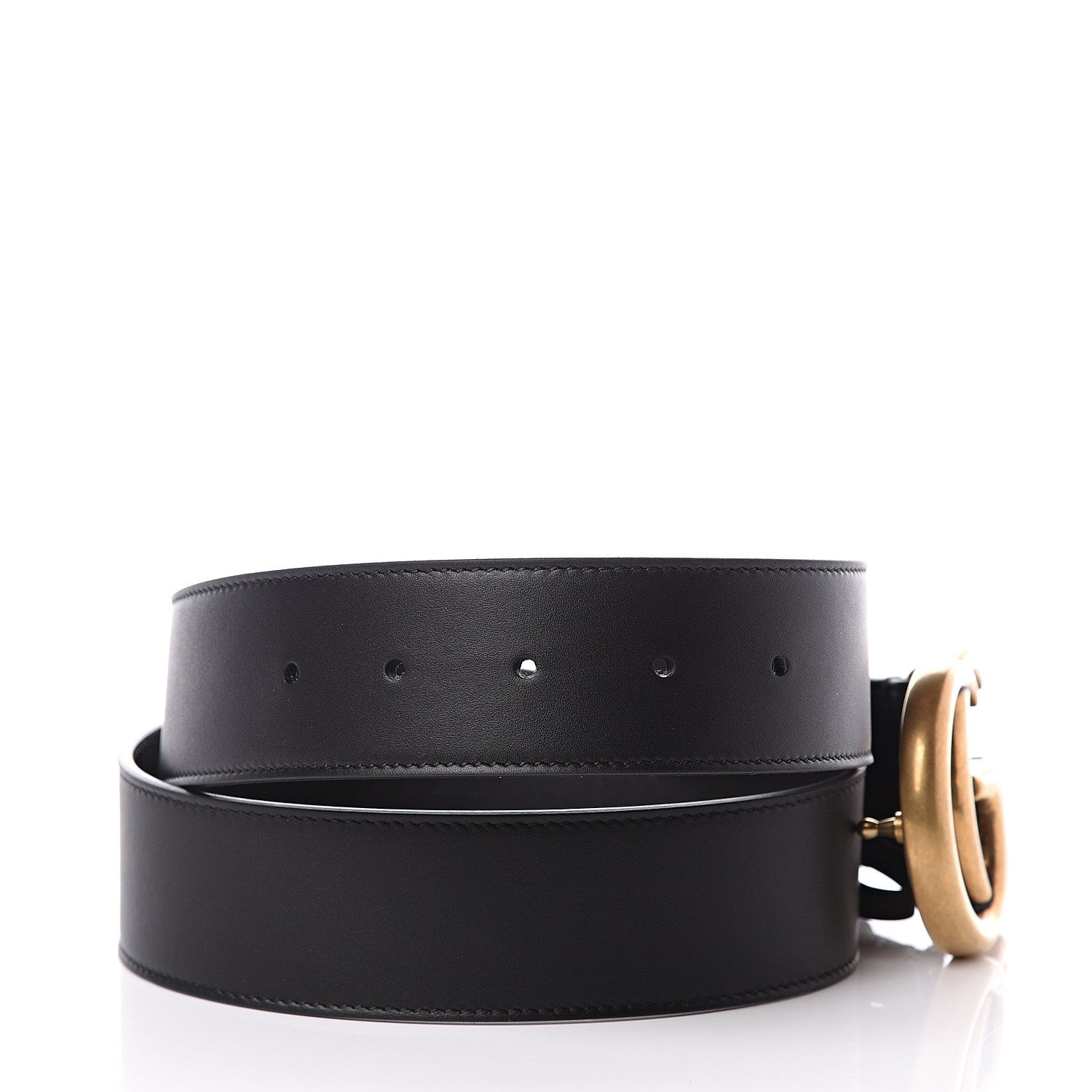 Gucci Calfskin Double G 40mm Belt 85 34 Black 4 of 6
