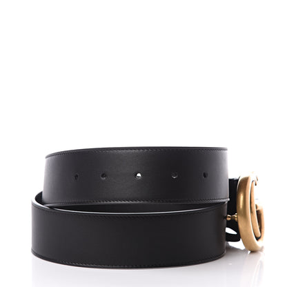 Gucci Calfskin Double G 40mm Belt 85 34 Black 4 of 6