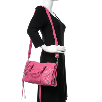Balenciaga Agneau Classic Silver Hardware S City Rose Flamingo 2 of 10
