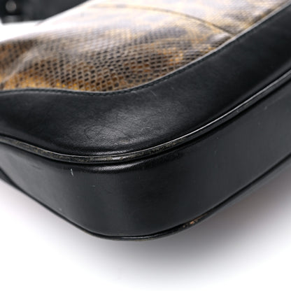 Gucci Lizard Jackie O Hobo Brown 9 of 26