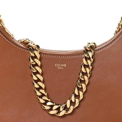 Celine Smooth Calfskin Medium Chain Strap Ava Shoulder Bag Tan 7 of 9