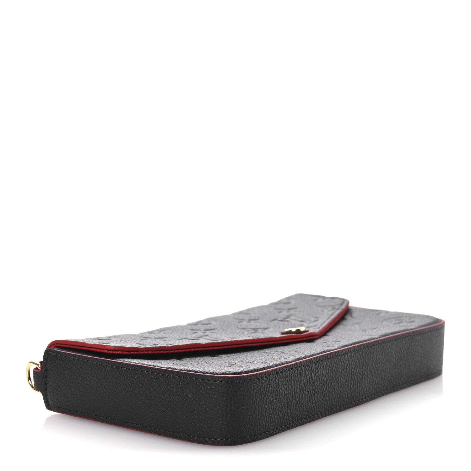 Louis Vuitton Empreinte Pochette Felicie Chain Wallet Marine Rouge 5 of 10
