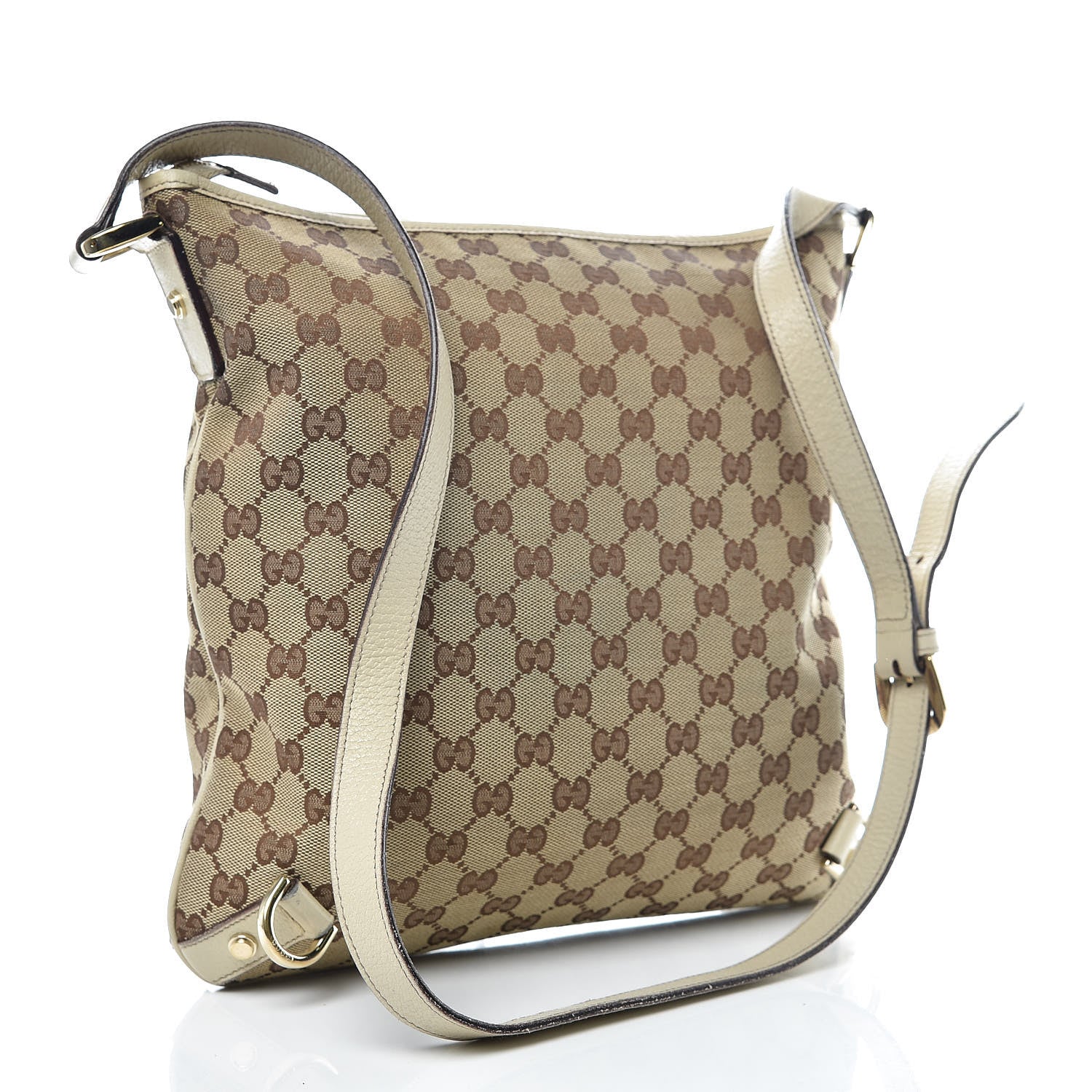 Gucci Monogram Abbey Messenger Bag Off White 3 of 19