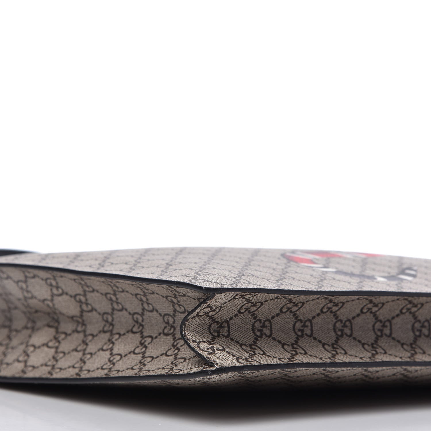 Gucci Soft GG Supreme Monogram Kingsnake Vertical Tote Black 6 of 10