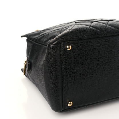 Chanel Caviar Quilted Petit Timeless Tote PTT Black 9 of 10