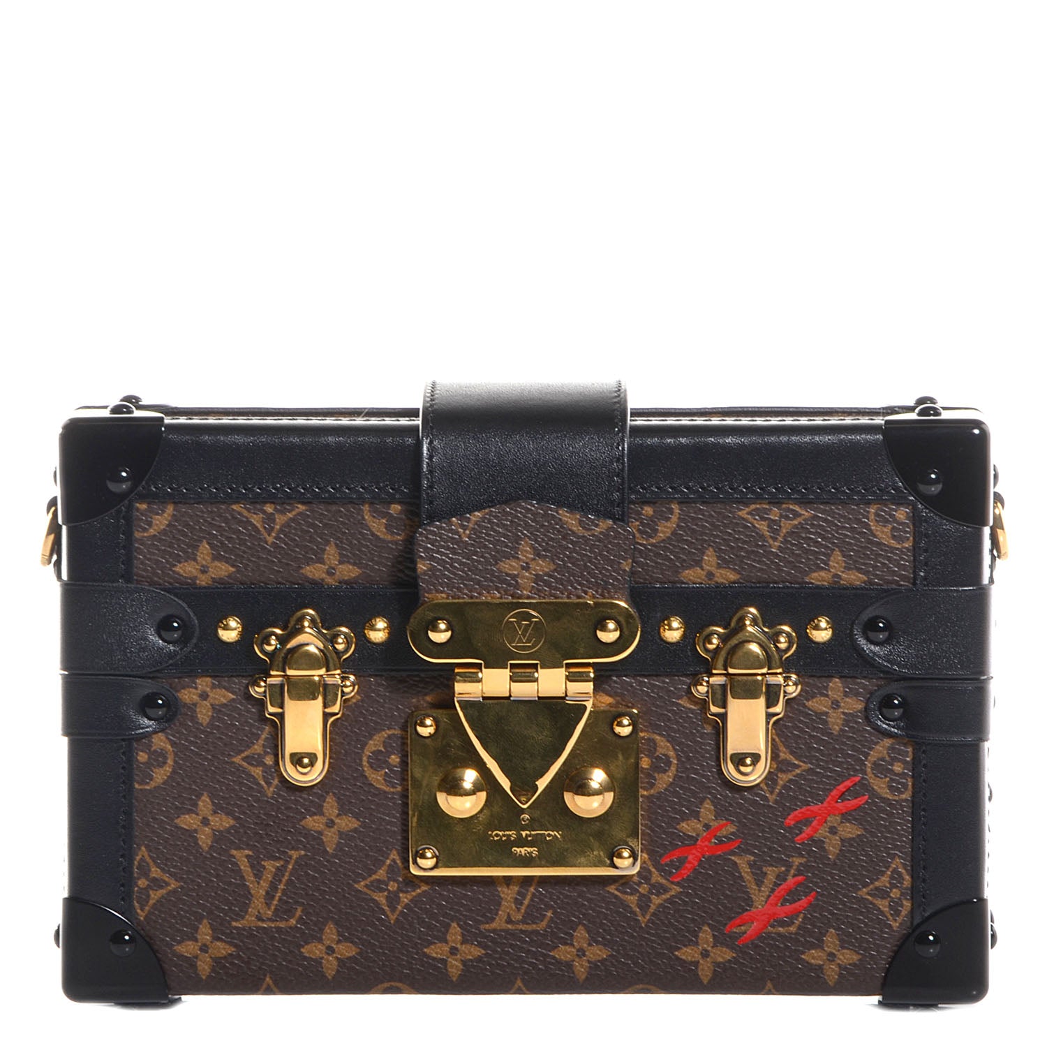 Louis Vuitton Monogram Petite Malle Black 1 of 8