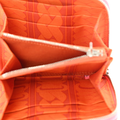 Hermes Epsom Silk'in Compact Wallet Rose Confetti 5 of 9