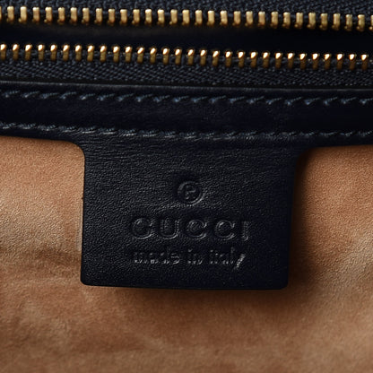 Gucci Calfskin Medium Sylvie Top Handle Bag Blue 6 of 12