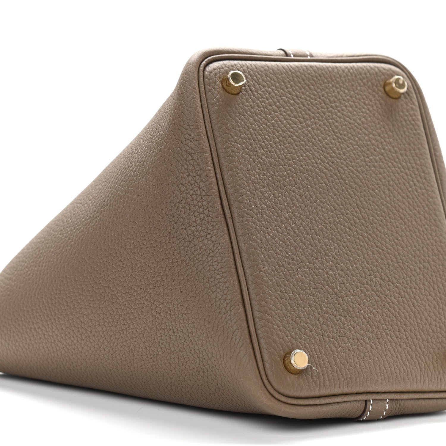 Hermes Taurillon Clemence Picotin Lock 18 PM Etoupe 9 of 11