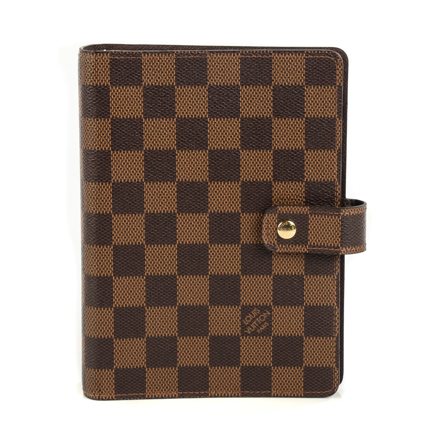 Damier Ebene Medium Ring Agenda Cover