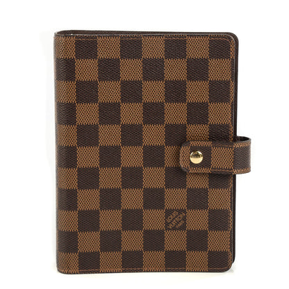 Louis Vuitton Damier Ebene Medium Ring Agenda Cover 1 of 8