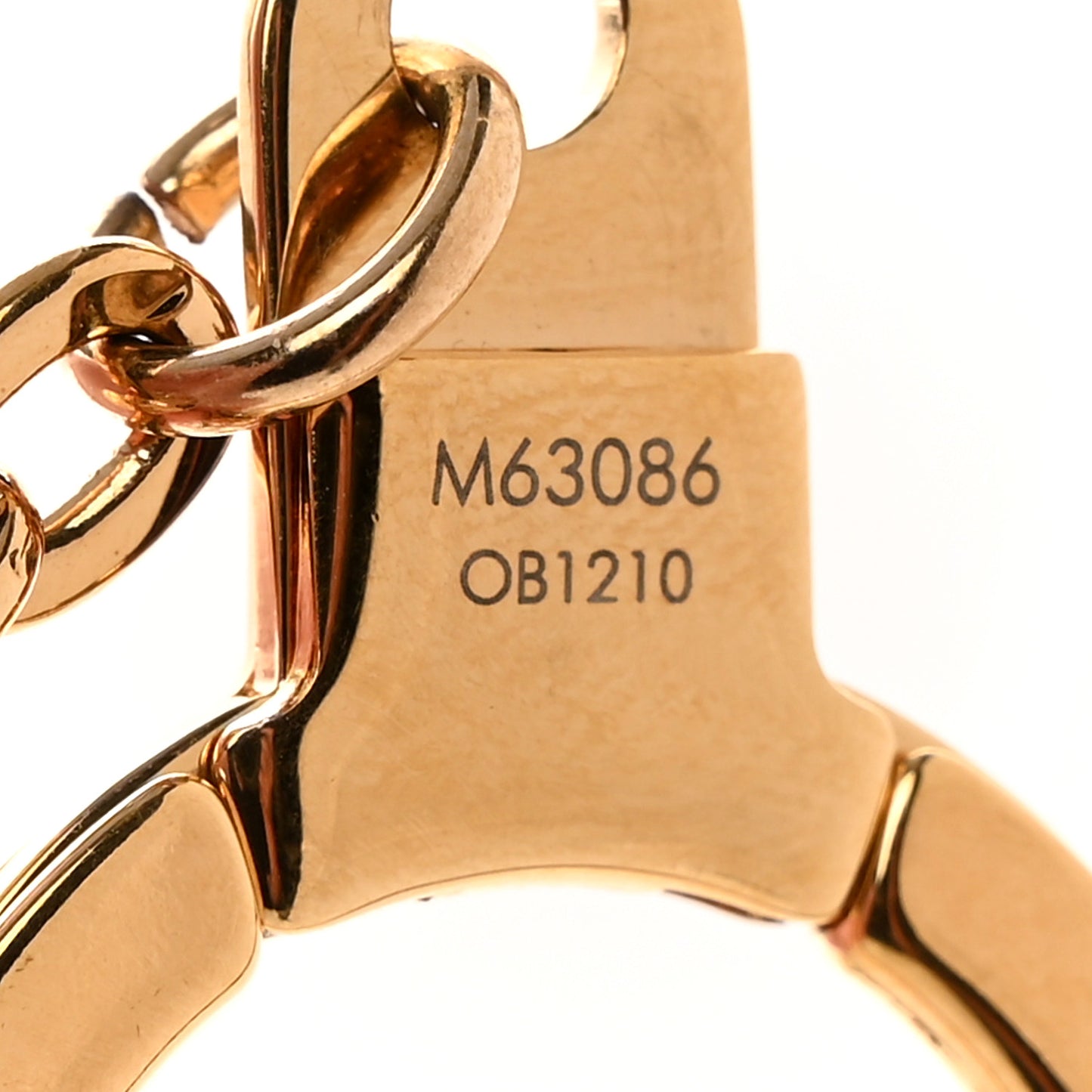 Brass Monogram Blooming Flowers Bag Charm Key Holder Rose Ballerine