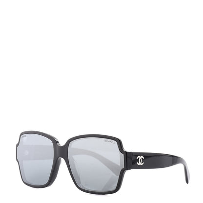 Chanel Acetate Square CC Sunglasses 5385 Black 1 of 9