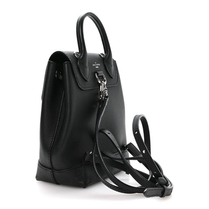 Louis Vuitton Calfskin Lockme Mini Backpack Black 2 of 9