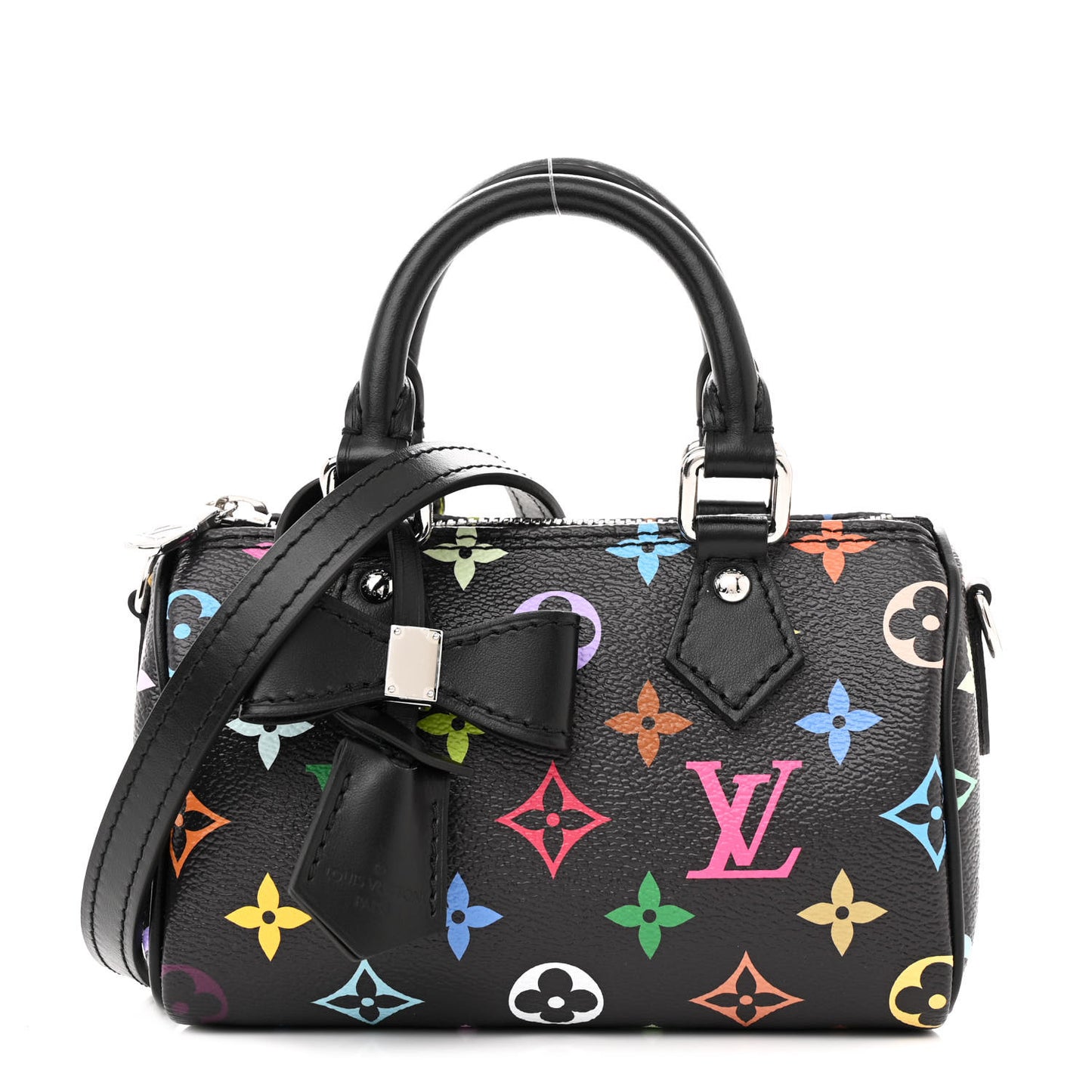 LV X TM Monogram Multicolor Nano Speedy Black