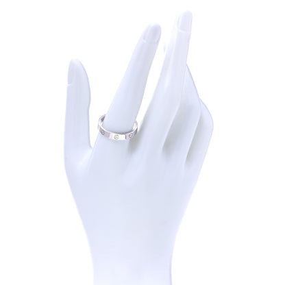Cartier 18K White Gold 3.5mm LOVE Wedding Band Ring 63 10.25 2 of 6