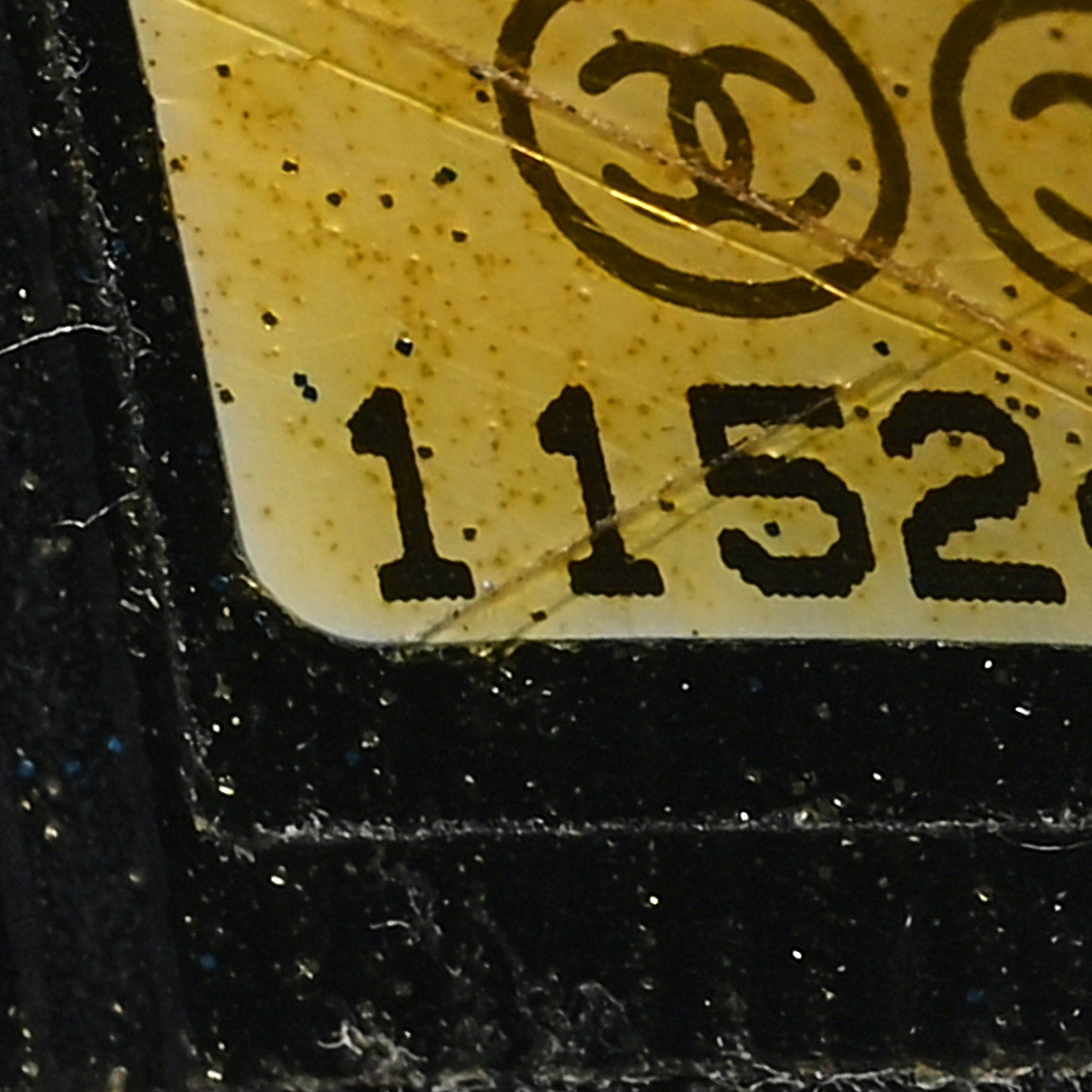 Metallic Calfskin Diamond Stitched Flap Wallet Gold