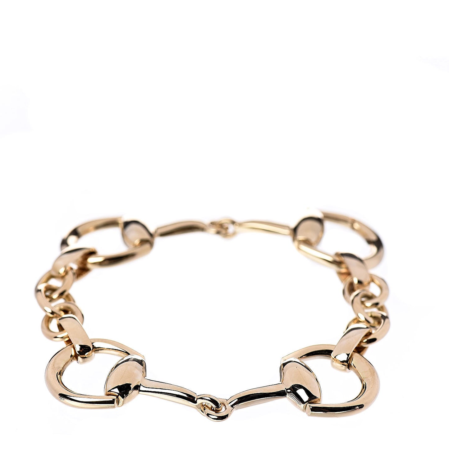18K Yellow Gold Horsebit Bracelet
