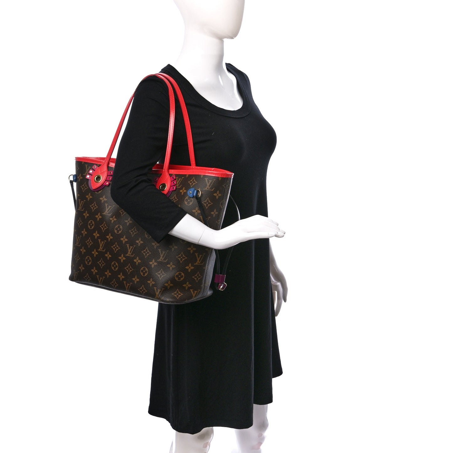 Monogram Totem Neo Neverfull MM Flamingo