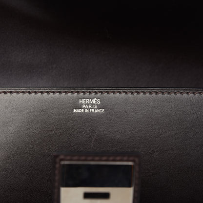 Hermes Box Medor 23 Clutch Chocolate 6 of 9