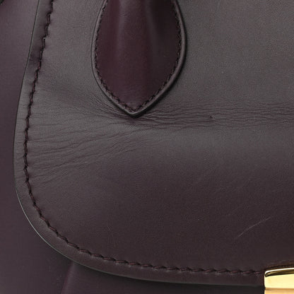Salvatore Ferragamo Calfskin Fiamma Bag Plum 10 of 16