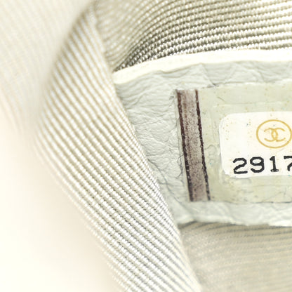 Chanel Goatskin Quilted Waist Bag Green Blue Pink 7 of 10