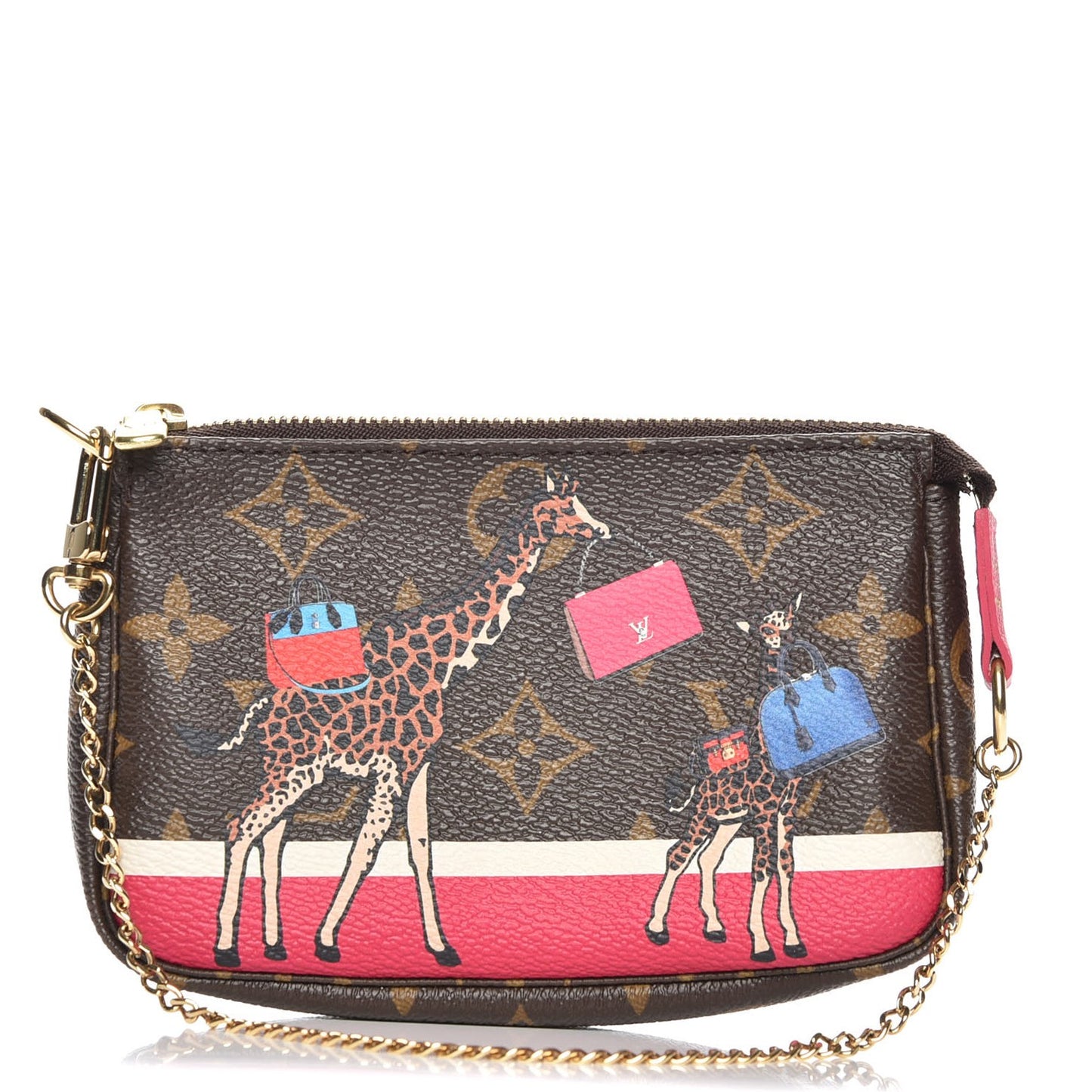 Monogram 2017 Christmas Animation Mini Pochette Accessories
