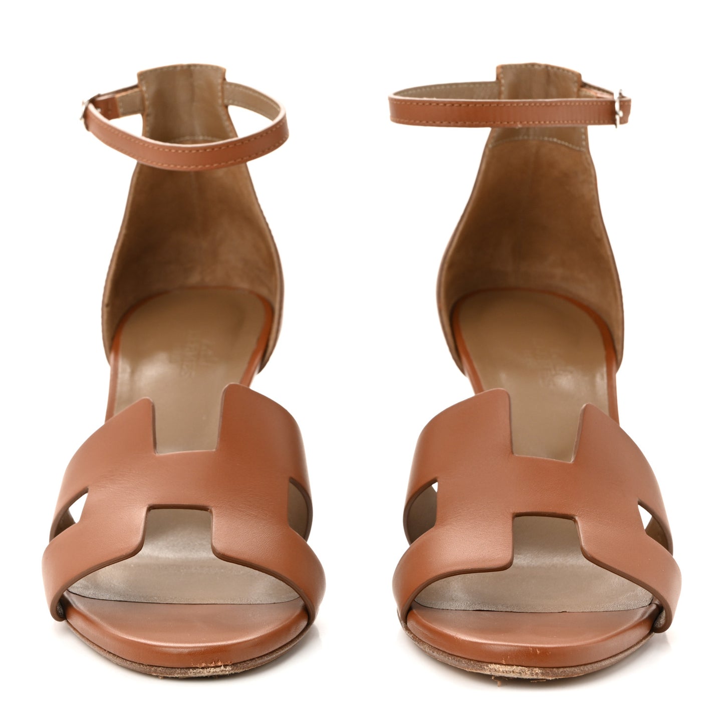 Calfskin Legend Wedge Sandals 40 Gold