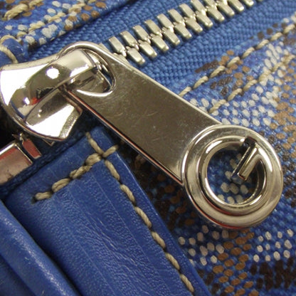 Goyard Goyardine Amakios PM Bowler Tote Bag Blue 8 of 11