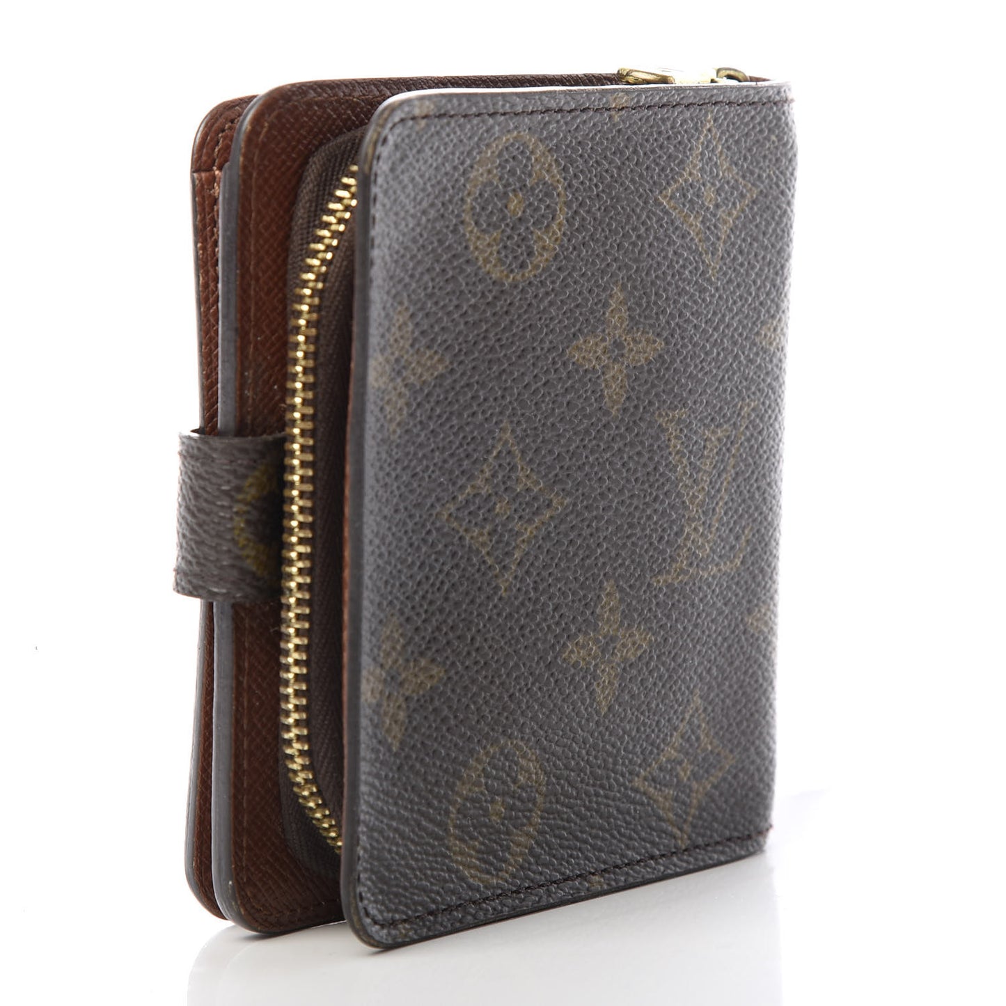 Monogram Compact Zippe Zipped Wallet