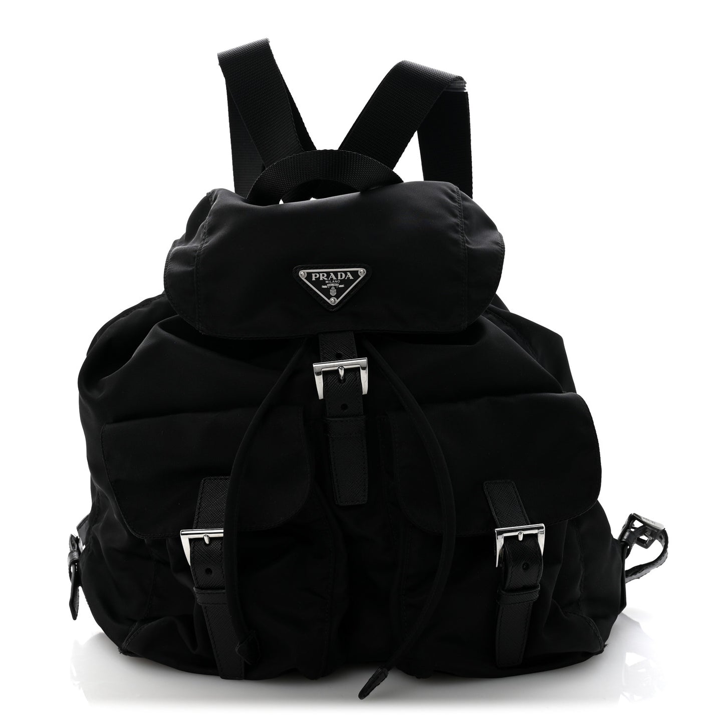 Nylon Vela Medium Backpack Black