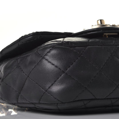 Chanel Lambskin Quilted Precious Jewel Mini Square Flap Black 8 of 9