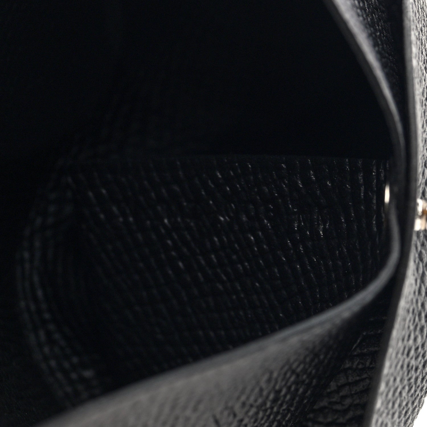 Hermes Epsom Bastia Coin Purse Black 7 of 8