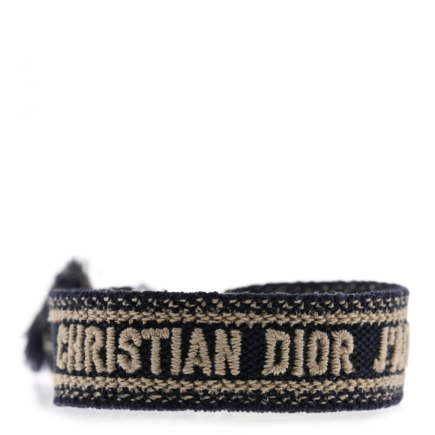 Christian Dior Woven Cotton J'Adior Friendship Bracelet Set Navy 4 of 6