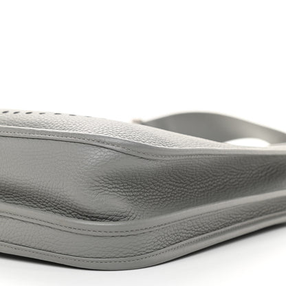 Hermes Taurillon Clemence Evelyne III PM Gris Mouette 10 of 11