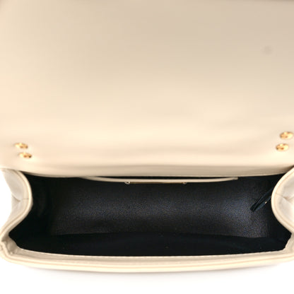 Bulgari Calfskin Matelasse Mini Serpenti Cabochon Crossbody Bag Ivory Opal 4 of 10