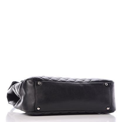 Chanel Calfskin Quilted Large Cambon Flap Black 4 of 13
